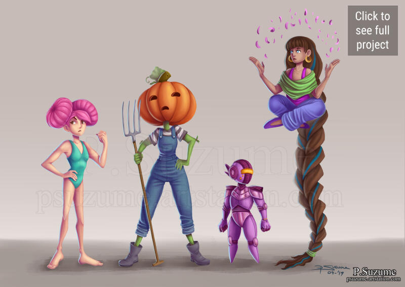 Fighters designs - click to see full project