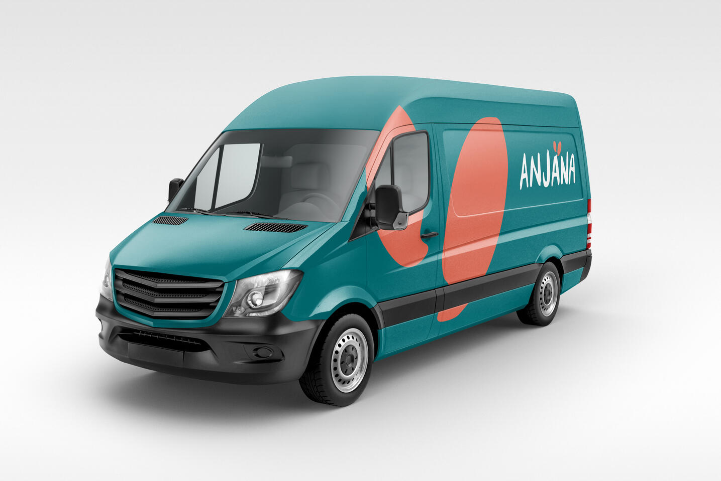 Brand application on van