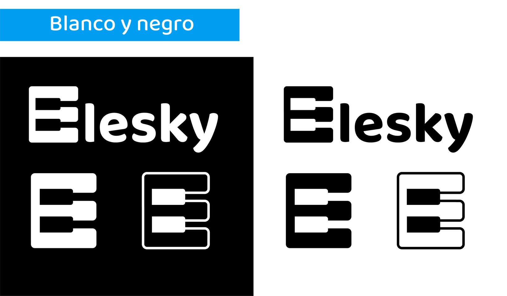 Black and white logo