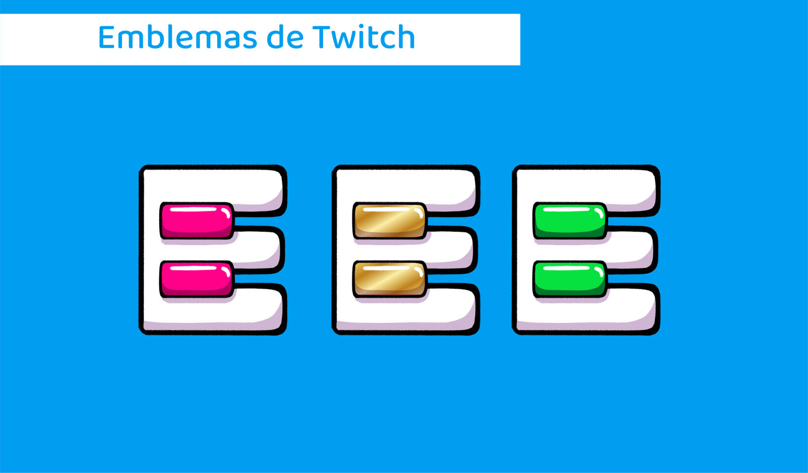 Twitch badges design