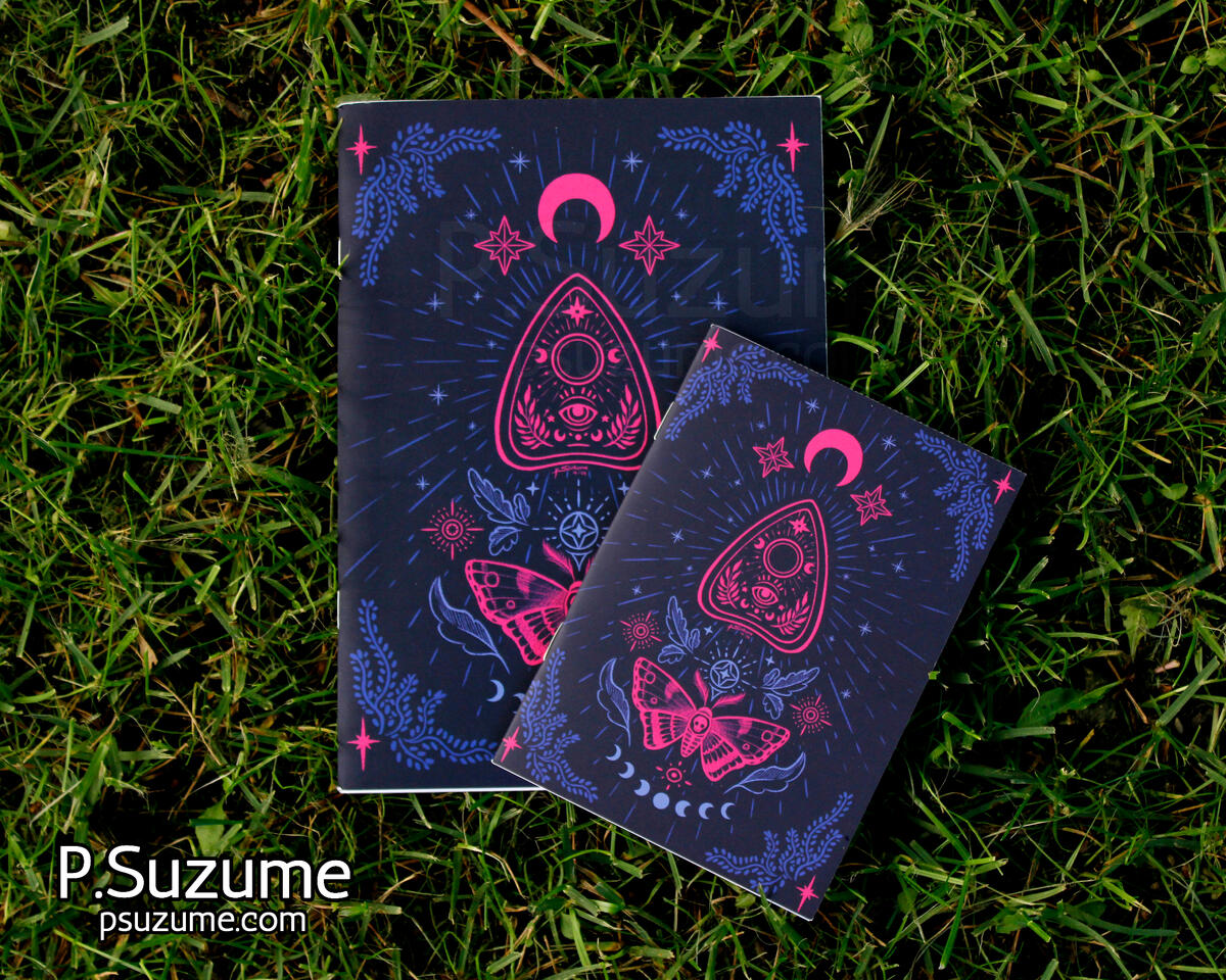 Ouija stapled notebooks