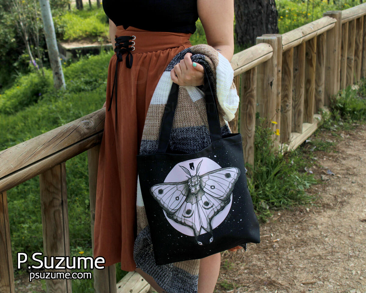 Moth tote bag
