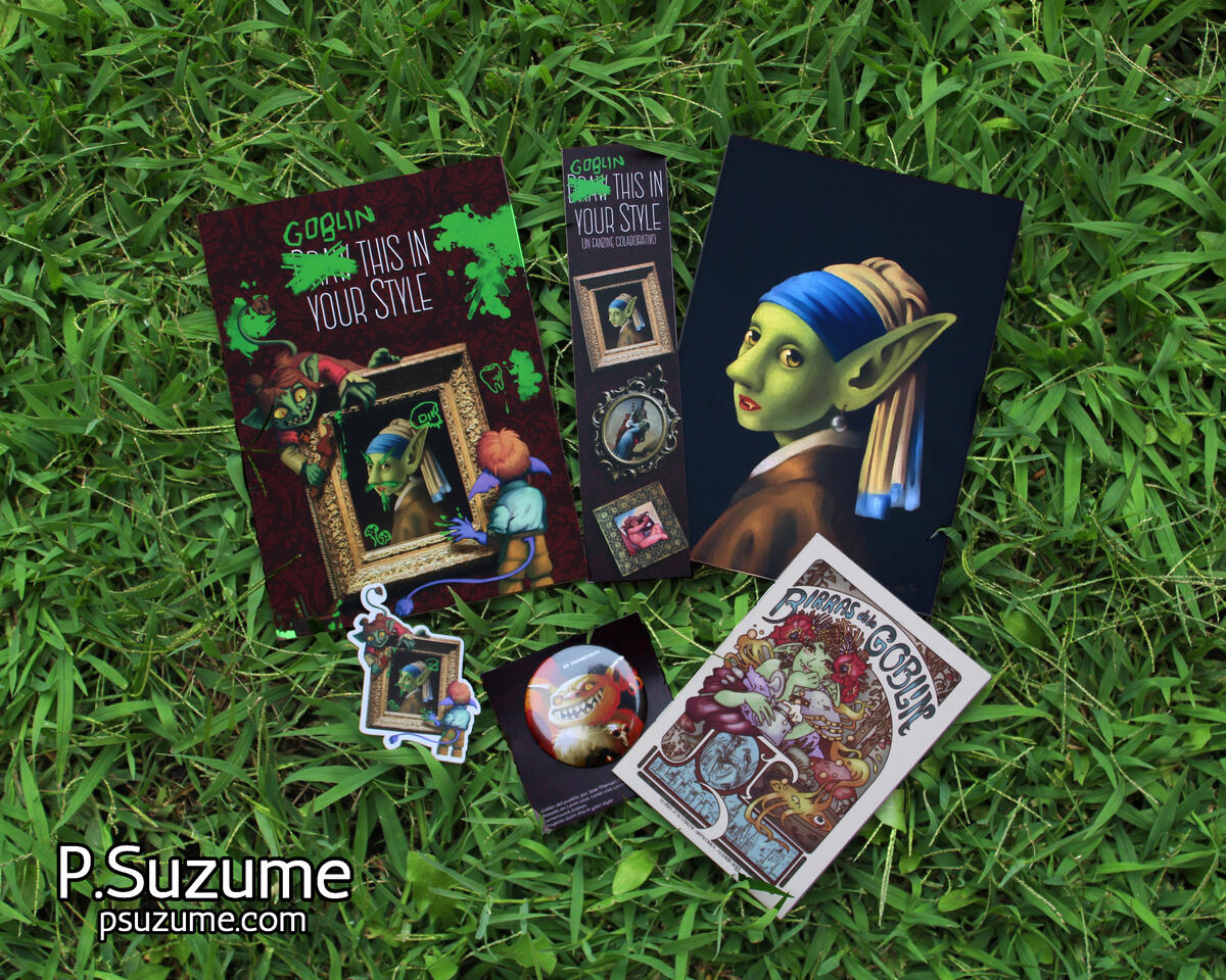 The book and all the kickstarter rewards